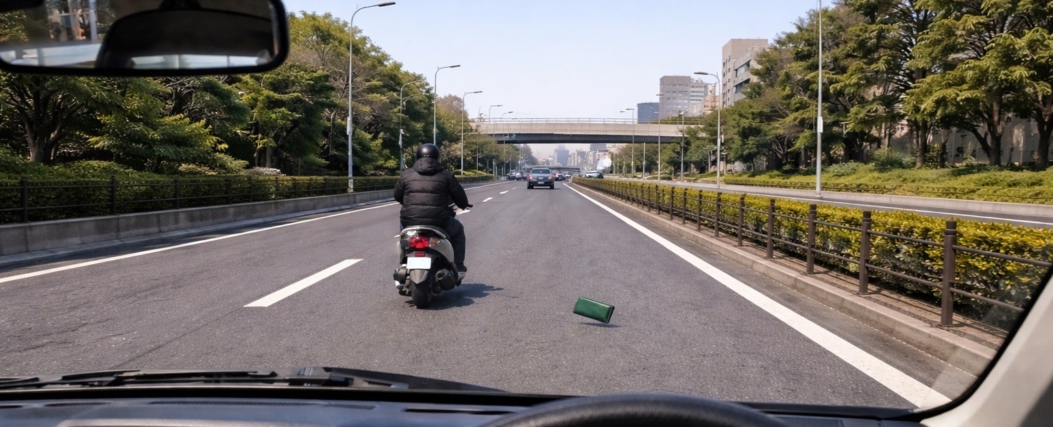 Image of 落とし物を目撃してしまった